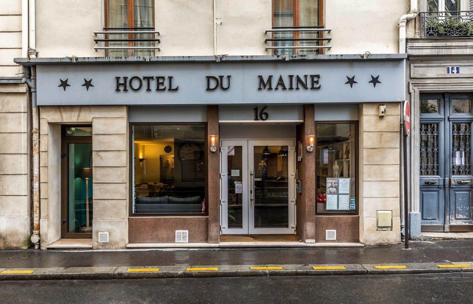 Hotel Du Maine Париж Экстерьер фото