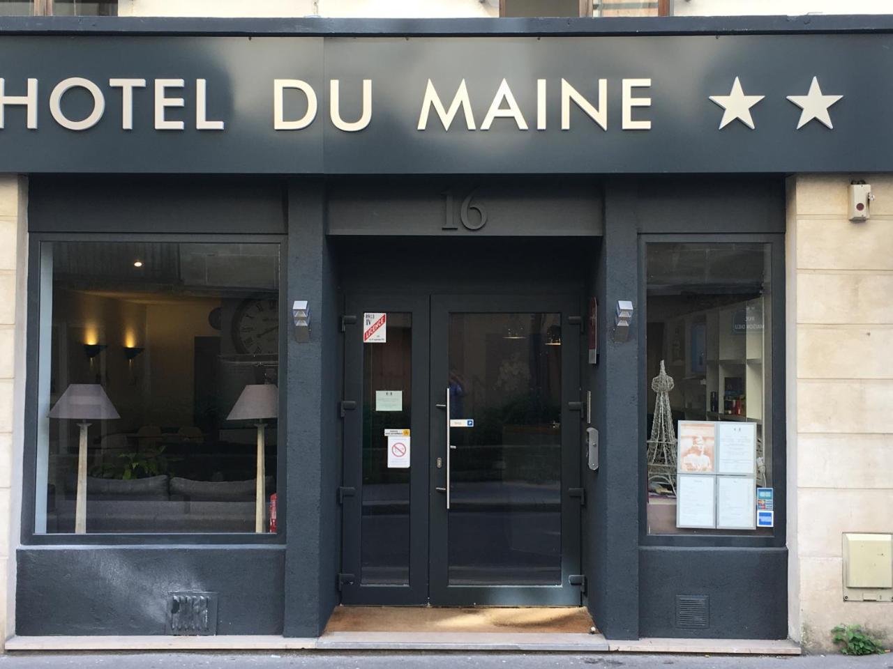 Hotel Du Maine Париж Экстерьер фото